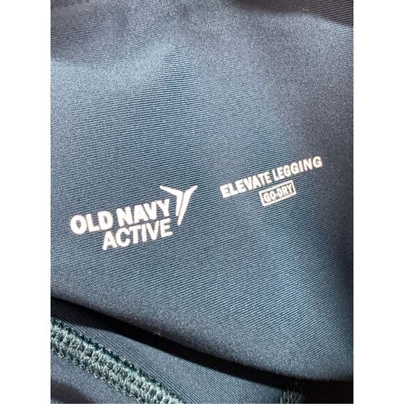 Old Navy Active Women's Pull On Go Dry Elevate Leggings Green Size Small - Picture 2 of 3